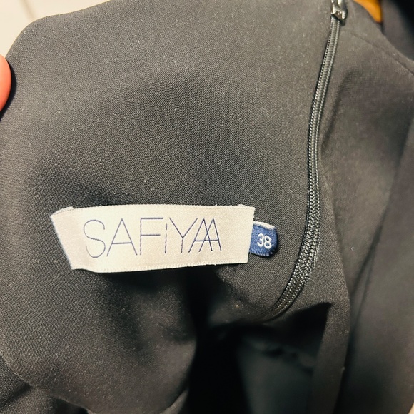 Safiyya black designer jumpsuit - Picture 5 of 7